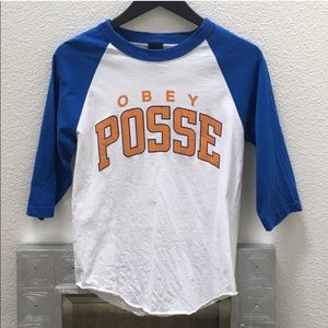 Obey Posse Raglan Style Tee